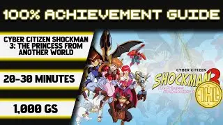 Cyber Citizen Shockman 3 100% Achievement Walkthrough * 1000GS in 20-30 Minutes *