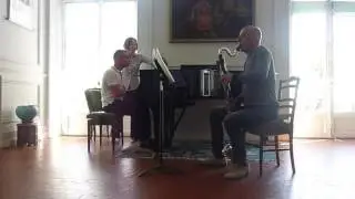 Bass clarinet & piano , Lalo Schifrin  , Central park variation ,  , Dutreuil , Capolongo