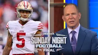 Hard to judge Trey Lance after brutal day in soggy Chicago | PSNFF | NFL on NBC