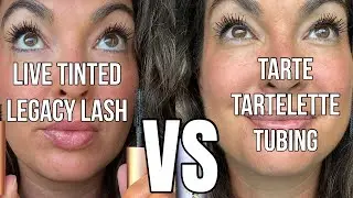 Live Tinted Legacy Lash vs Tarte Tartelette Tubing Mascara | Honest Wear Test & Side-By-Side Review