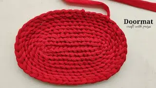 Simple Doormat Design🪭, Indoor Doormat, Carpet, Safety Pin Se Paydan Banana, Craft With Priya