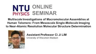 Multiscale Investigations of Macromolecular Assemblies at Human Telomere | Ci Ji LIM