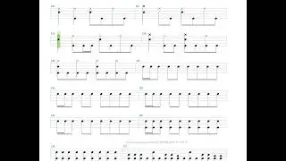 Nemesis + Arch Enemy + Drum only + Drum tab