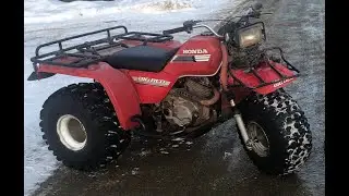 Tire Change on the 1987 ATC 250es Big Red