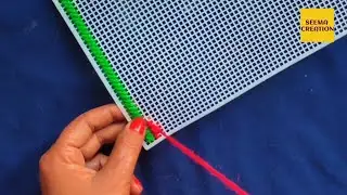 VERY BEAUTIFUL AND UNIQUE PLASTIC CANVAS DESIGN IDEA FOR BEGINNERS ❤️😍