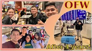 MY TRAVEL GOING BACK HOME | OFW | FIRST TIME | UNPLANNED