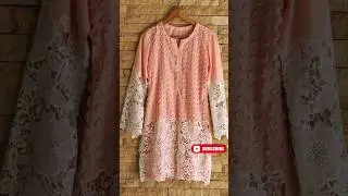 Chikan kurti designs ❤️🌻#chikankari #chikankikurti #youtubeshorts