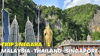 TRIP 3 NEGARA 🇲🇾 🇹🇭 🇸🇬 | VLOG 1