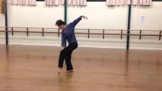 Inspirational contemporary dance adage