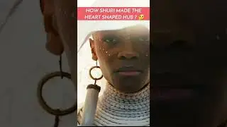 HOW SHURI MADE THE HEART SHAPED HUB ? 🤔 #shorts #blackpanther #shuri #marvel #mcu #tonystark