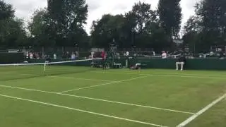 Wimbledon 2016: il match point di Marius Copil su Kenny De Schepper (7-5 6-4)