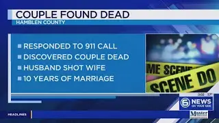 Sheriff's office identifies couple found dead in East Hamblen County