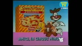 Spot Pubblicita Speedy Pizza Findus (Amici in 5 Minuti)  Canale5 1995