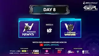 GEPL Season 1 Match 40 Kolkata Hawks vs Chennai Wolves