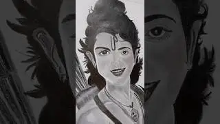easy ram⛳ navami drawing #lord #rama #drawing #art #shorts
