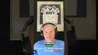 30 minutes early  #priceofadmission #podcast #navyfootball