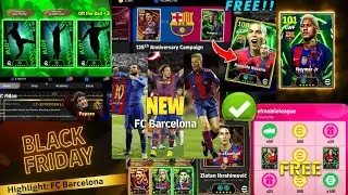 BARCELONA ANNIVERSARY & FREE EPIC ZLATAN IBRAHIMOVIC TODAY 😱💯 MAINTENANCE END TIME EFOOTBALL #shorts
