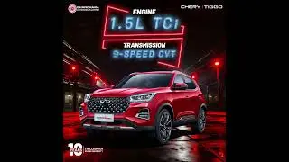 Tiggo 4 Pro's 1.5L TCi Engine & 9-Speed CVT transmission | 10-Year or 1-Million-Km Engine Warranty