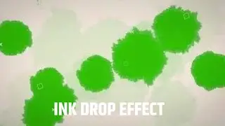 Ink Drop Slideshow || Green Screen || Chroma Key || Content For Creators