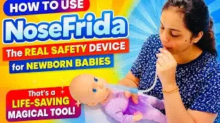 NoseFrida for Newborn Baby | How to Use NoseFrida Safely? (Real Mom Experience) in Gujarati🙏🏻🤧👶