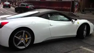 Ferrari 458 Italia insane LOUD REV'S in Hamburg