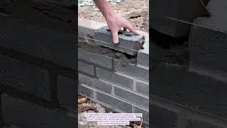 Perfect Bricklaying Technique Using Concrete Block &ndash; Satisfying Wall Construction Tutorial&rdquo;