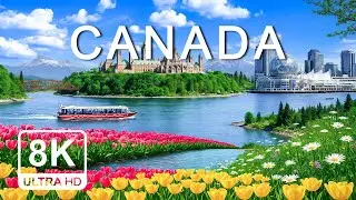 Peaceful Canada 8K | Banff, Jasper & Niagara Falls &ndash; Relaxing Piano & Stunning Nature