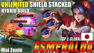 Max Shield Hybrid Meta Build | Esmeralda Best Build 2021 | Top 1 Global Esmeralda By Mai Zenin |MLBB