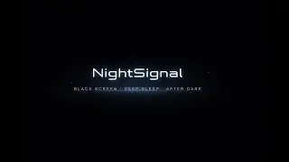 Almost Black Screen | Brown Noise | All Night Sleep (8 Hours)