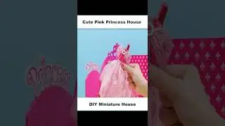 DIY Cute Pink Princess House  #shorts