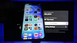 SAMSUNG The Frame &ndash; Как подключиться к AirPlay (iPhone)