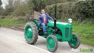 285 MF / Ferguson tractors in convoy...at Narraghmore Vintage Club