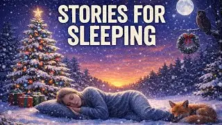 12 HOURS of Bedtime Stories for Adults 🎅🎄  | Rain Sounds 🌧 | Black Screen