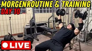 [Live] Morgenroutine-PARTYYY & Fitness-training. #highperformance #morgenroutine #monkmode