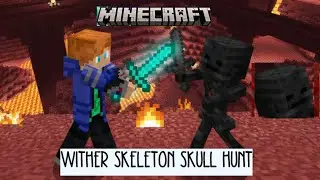 Wither Skeleton Skull hunt! | Minecraft Hardcore Live