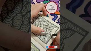 When Your Mind is Too Full - Try This 🌀➰#RepetitivePattern #MindfulnessArt #ArtTherapy #Overthinking