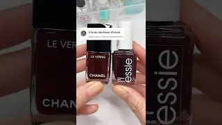 Rouge Noir VS Wicked 🥀🖤 Battle of the vampy reds! #nailpolish #nailinspo