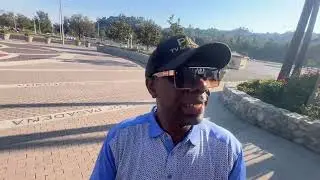 PIC TV Media Coverage outside the Rose Bowl in Pasadena Ca.  With David Evans