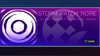 The New Storm Watch Noire Decal; Is It Worth It?? 🤔🤔