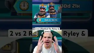 Новый рейтинговый 2vs2 #jynxzi #clashroyale #new #update #2vs2 #ryley #reaction