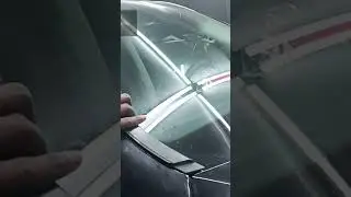car weather strip and door handle opening fitting for ppf installation #cars #detailing #wrap #auto