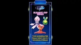 😍 This UNDERRATED TEAM went on a 9-1 winning streak | Element Cup Remix in Pok&eacute;mon GO Battle League!