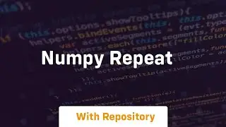 numpy repeat