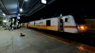 // 2 IN 1 BACK TO BACK NIGHT ARRIVALS AT GUNTUR JN // VISAKHA & CHENNAI SF SPL // INDIAN RAILWAYS //