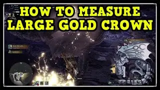 Большая золотая корона MHW Iceborne Silver Rathalos (Руководство по измерению золотой короны)