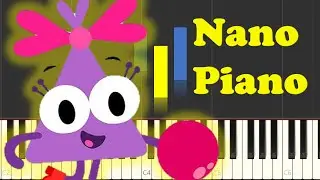 🎹 Nano Piano Presents: BabyTV &ndash; Choopies Theme Song (Easy Piano Tutorial) 🌈