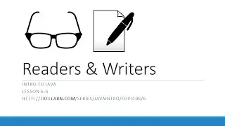 Readers & Writers in Java (6.6)