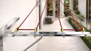 Clothes Drying Stand Wall Mounted Foldable stand - Stainless Steel Welding Polishing Process 