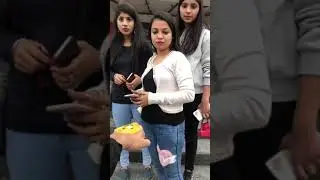Cute girls hand reaction prank😍#surprisehand #shorts