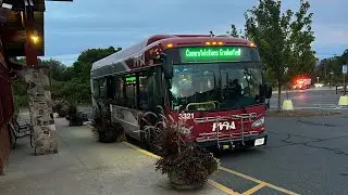 PVTA: 2021 New Flyer Xcelsior XD40 #3321 on route 36 (last day) ￼